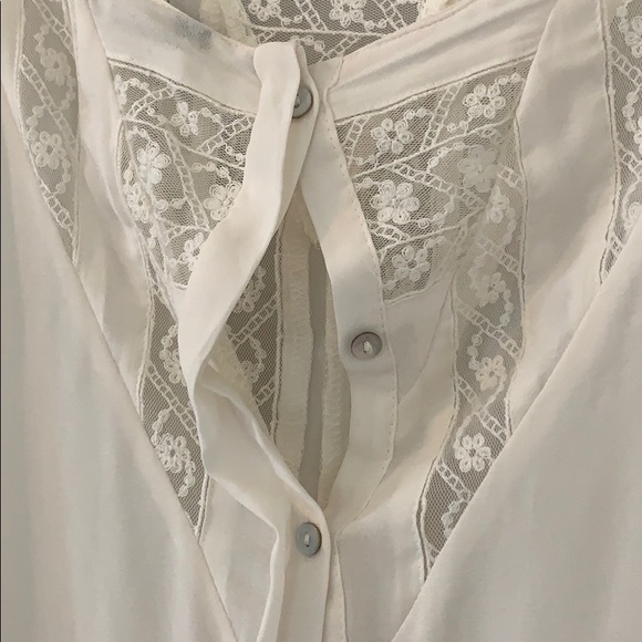 SALE!!ZARA LACE INSET BLOUSE💕 - Picture 11 of 12